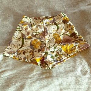 Glamorous Floral High Waisted Shorts